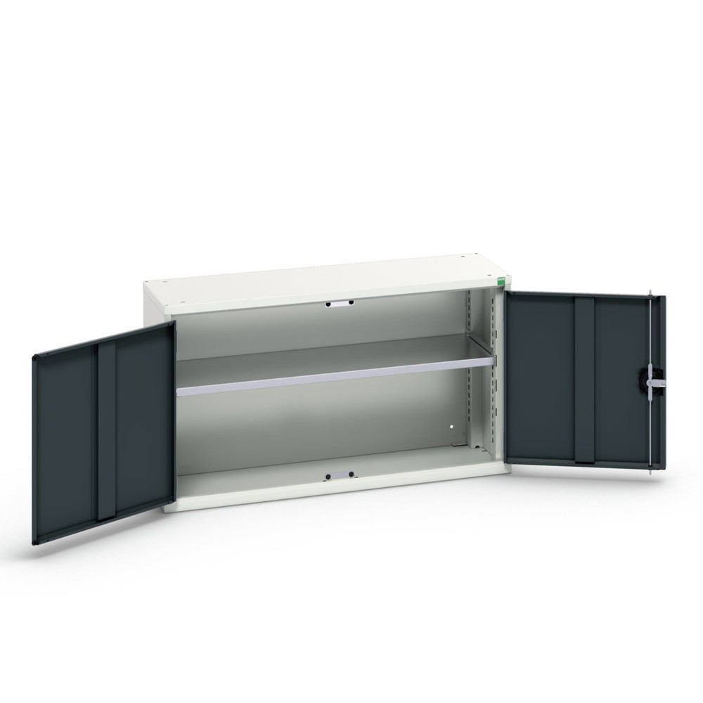 Obraz produktu: Szafa z drzwiami skrzydłowymi bott verso, z 1 półką, szer. x gł. x wys.: 1 050 x 350 x 600 mm
