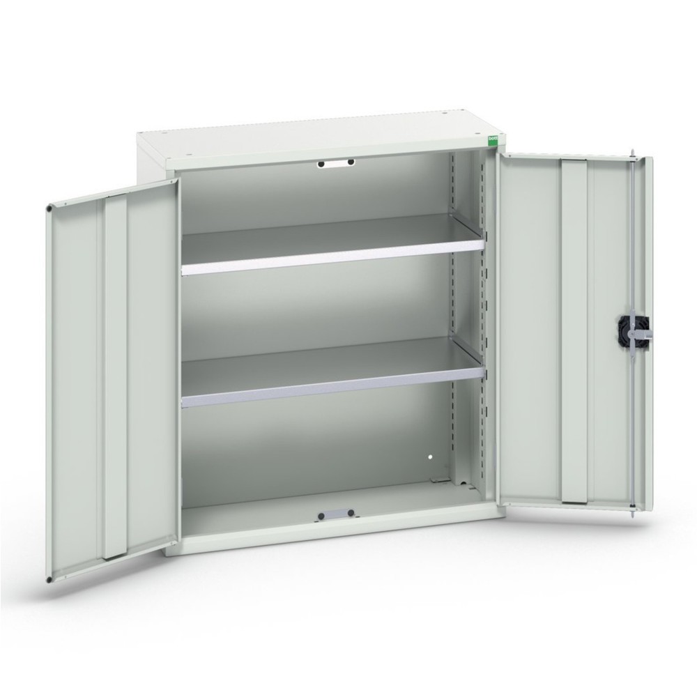 Obraz produktu: Szafa z drzwiami skrzydłowymi bott verso, z 2 półkami, szer. x gł. x wys.: 800 x 350 x 900 mm