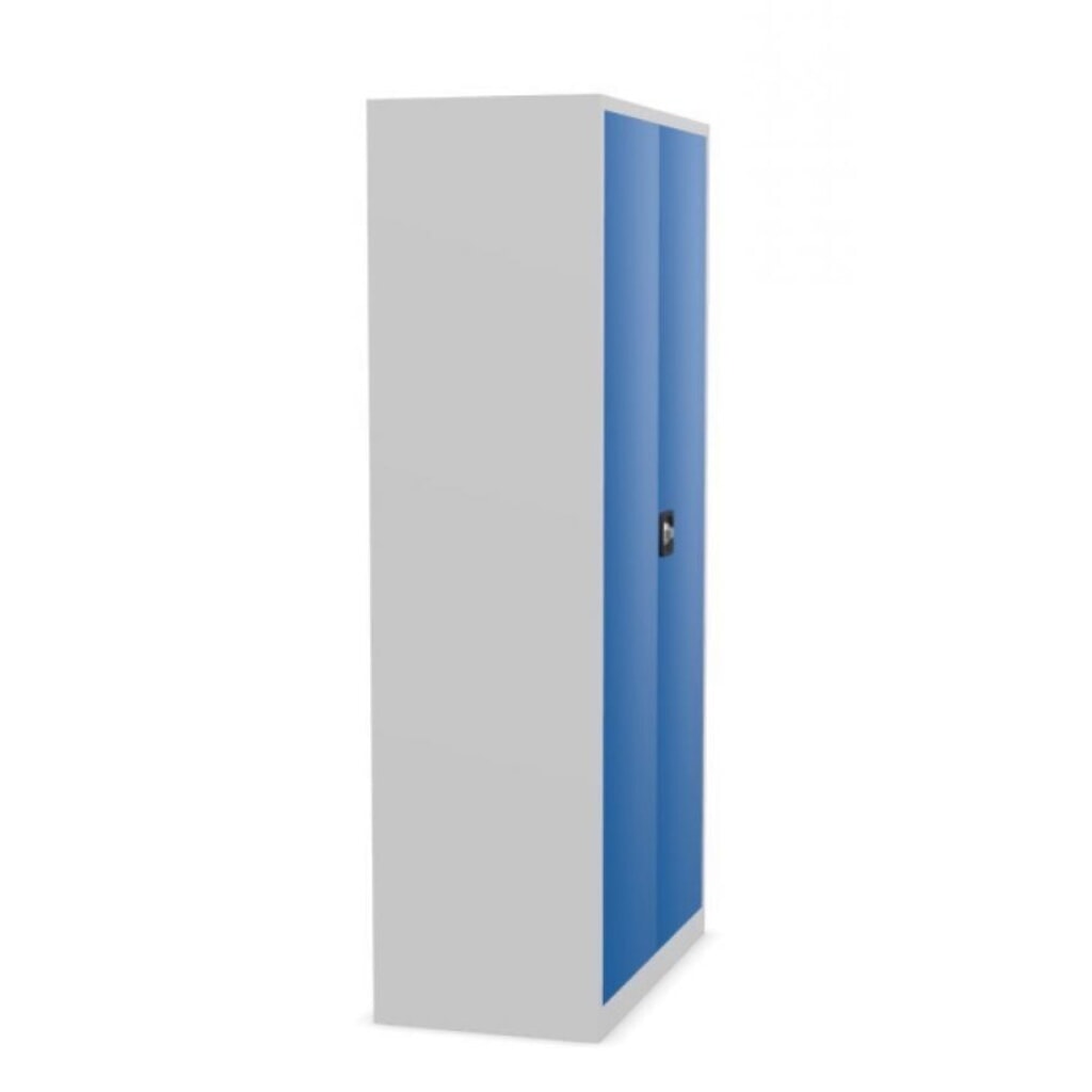 Zdjęcie produktu nr 4: Szafa z drzwiami skrzydłowymi HEMMDAL HF-ST, 5 poziomów, wys. x szer. x gł. 1950 x 920 x 420 mm, półki ocynkowane, kolor jasnoszary/niebieski gencjanowy