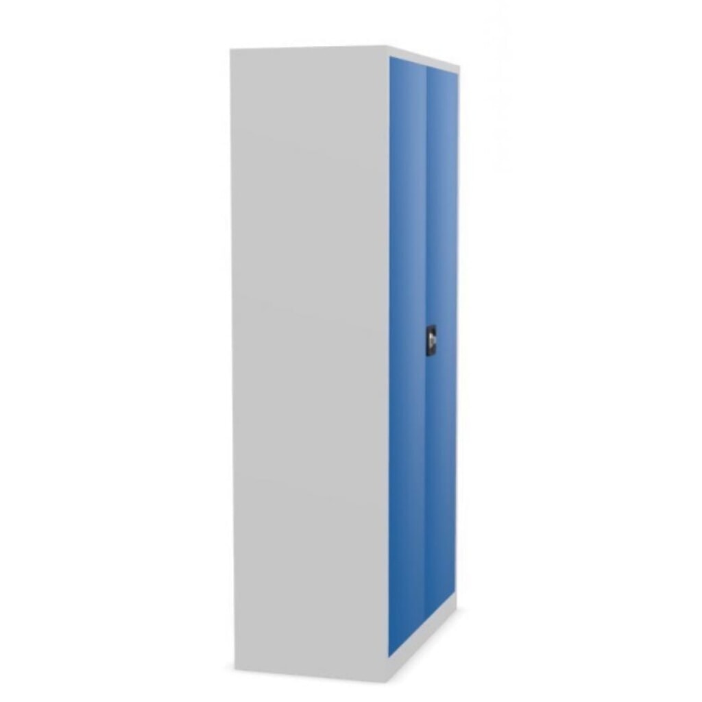 Zdjęcie produktu nr 4: Szafa stalowa HEMMDAL HS-XBT, 5 poziomów, wys. x szer. x gł. 1950 x 1200 x 500 mm, półki powlekane proszkowo, kolor jasnoszary/niebieski gencjanowy