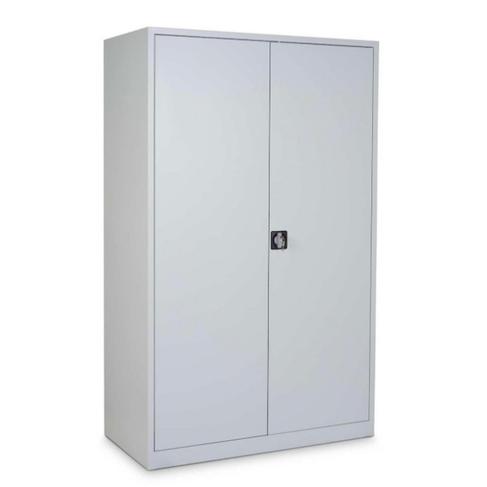 Zdjęcie produktu nr 1: Szafa z drzwiami skrzydłowymi HEMMDAL HF-ST, 5 poziomów, wys. x szer. x gł. 1950 x 1200 x 420 mm, półki powlekane proszkowo, kolor jasnoszary