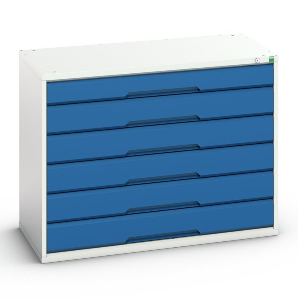 Zdjęcie produktu nr 1: Szafka z szufladami bott verso, z 6 szufladami, szer. x gł. x wys.: 1 050 x 550 x 800 mm