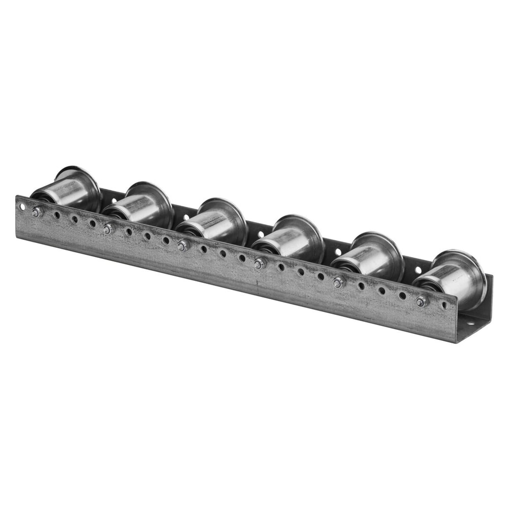 Zdjęcie produktu nr 1: Szyna rolkowa do palet, stal, transport podłużny podziałka 104-208 mm, transport poprzeczny podziałka 78 mm