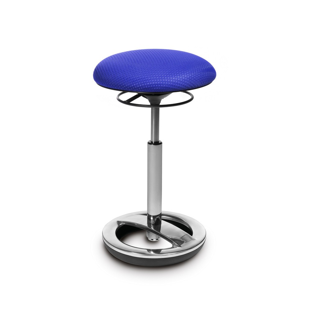 Zdjęcie produktu nr 1: Topstar® ergonomiczny taboret Sitness®, wysokość siedziska 49–70 cm, niebieski