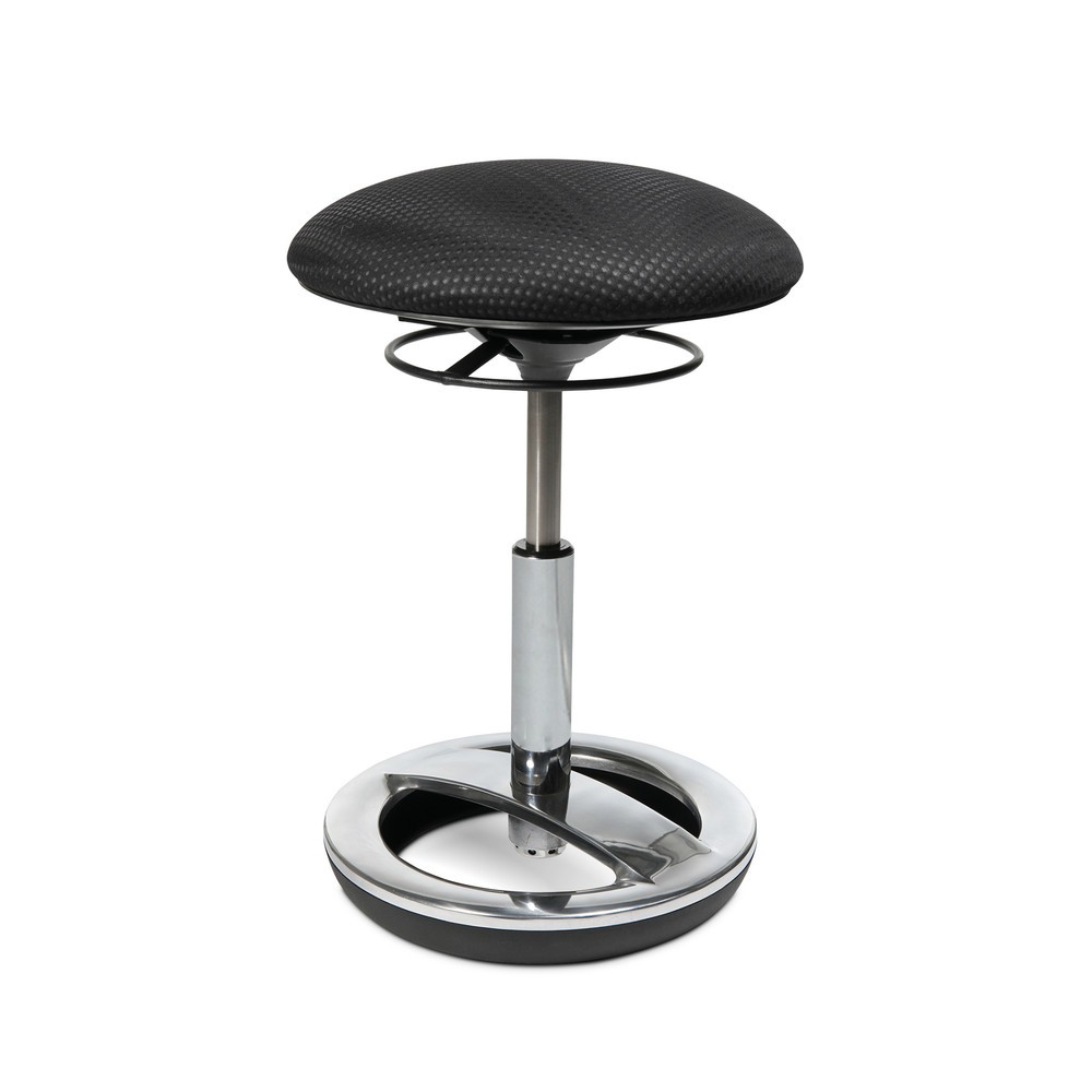Obraz produktu: Taboret biurowy Sitness®, wysokość siedziska, 49-70 cm, czarny