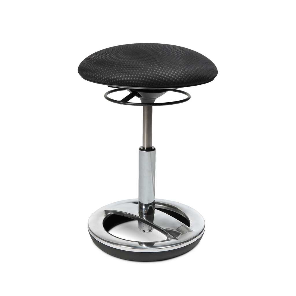 Topstar® ergonomiczny taboret Sitness®, wysokość siedziska 44–57 cm, czarny Zdjęcie produktu nr 1: Topstar® ergonomiczny taboret Sitness®, wysokość siedziska 44–57 cm, czarny