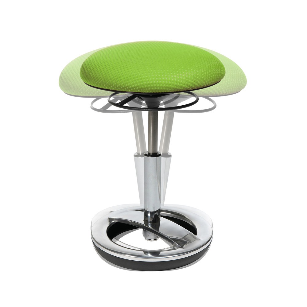 Zdjęcie produktu nr 2: Taboret biurowy Sitness®, wysokość siedziska, 44-57 cm, zielony