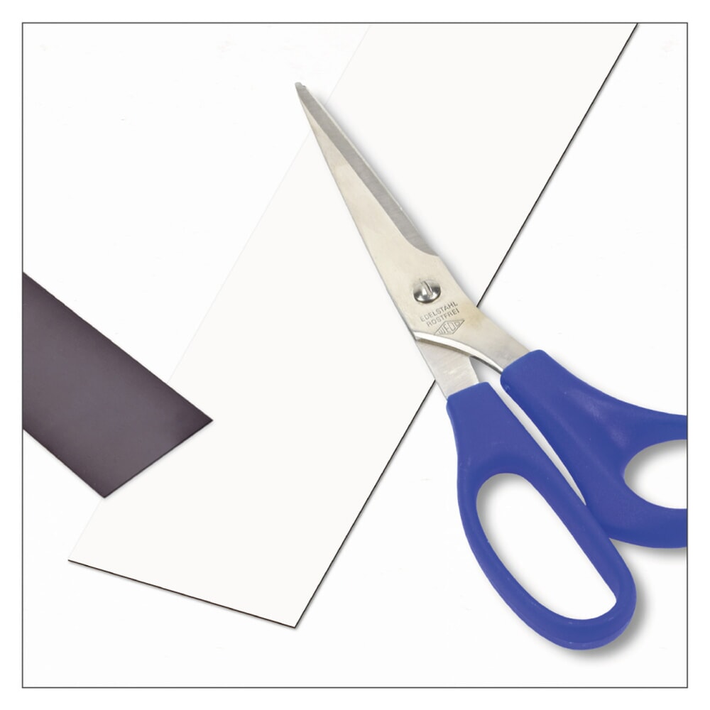 Obraz produktu: Taśma magnetyczna do etykietowania, rolka, wys. 50 mm, biała