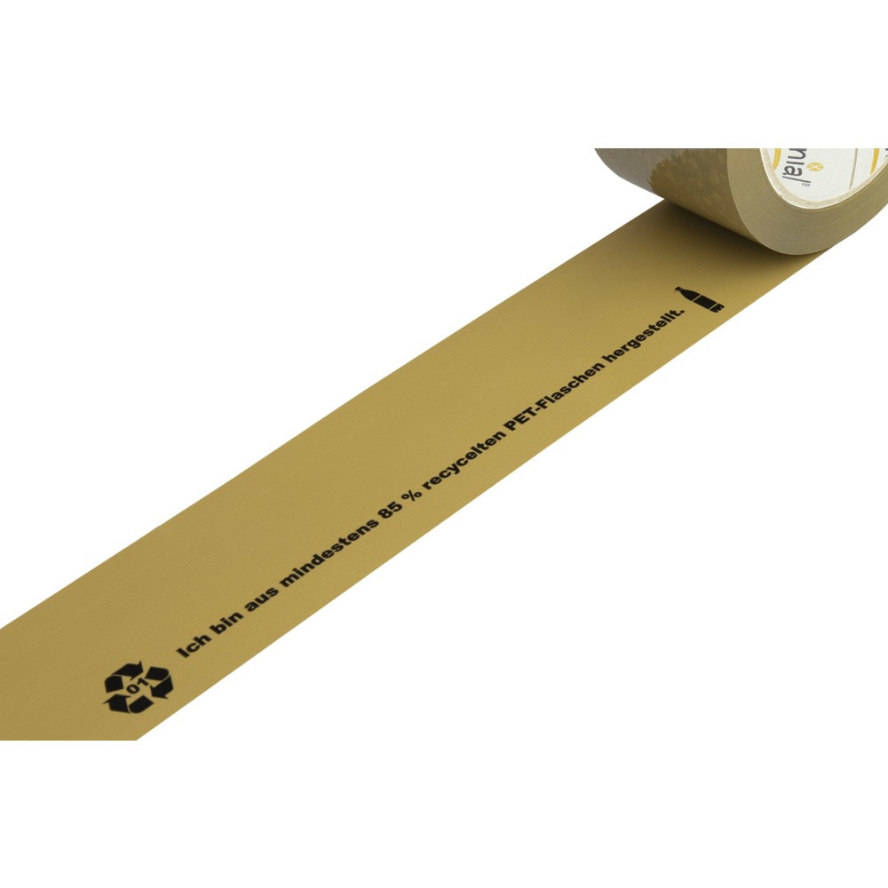 Zdjęcie produktu nr 2: Taśma recyklingowa PET Xenial®, 37 µ, szer. x dł. 50 mm x 100 mb, brązowa, 36 szt./opakowanie