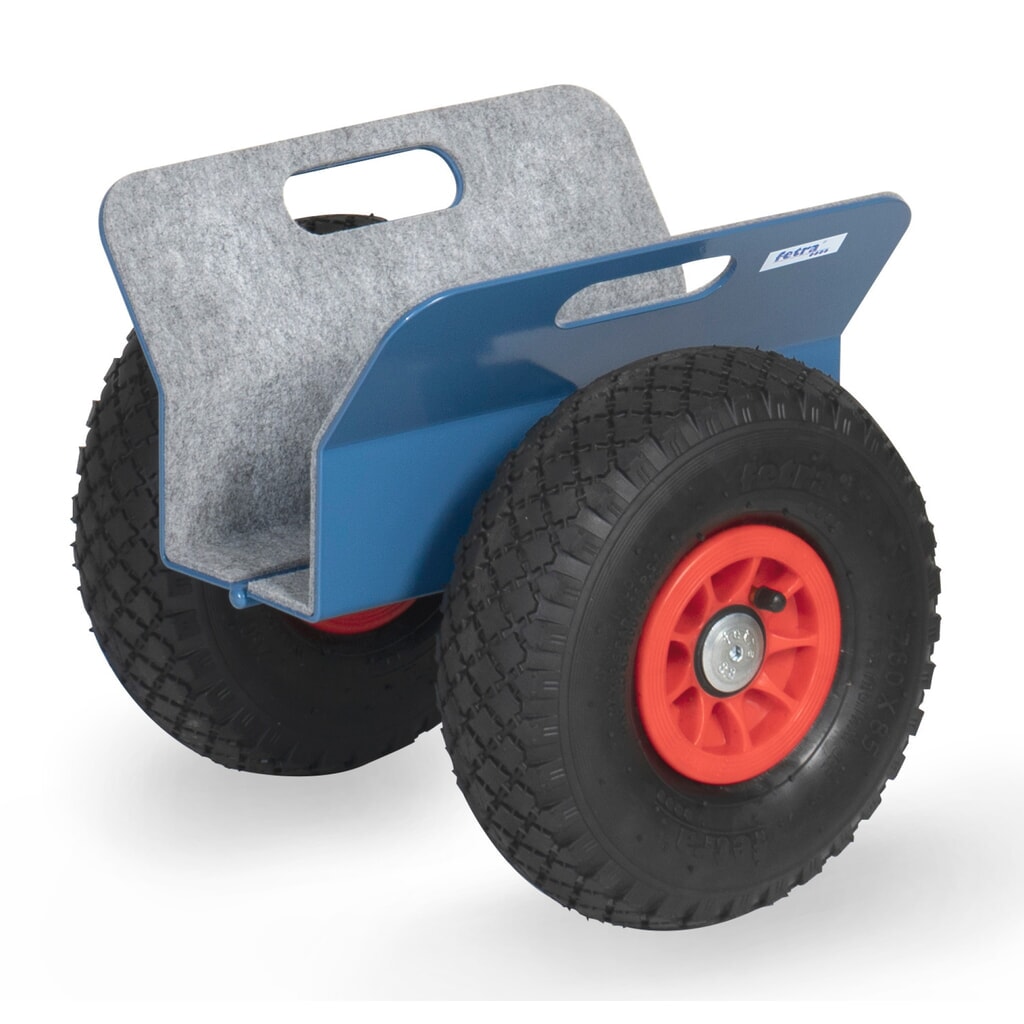 Transporter do płyt fetra® ze szczękami zaciskowymi, udźwig 250 kg, szerokość zacisku 30–95 mm, ogumienie z pełnej gumy Zdjęcie produktu nr 1: Transporter do płyt fetra® ze szczękami zaciskowymi, udźwig 250 kg, szerokość zacisku 30–95 mm, ogumienie z pełnej gumy