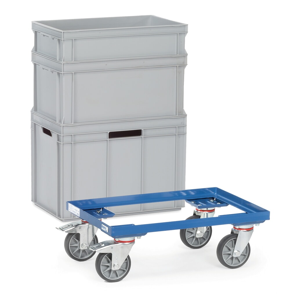Transporter na kółkach do pojemników Euro fetra® Udźwig: 250 kg
