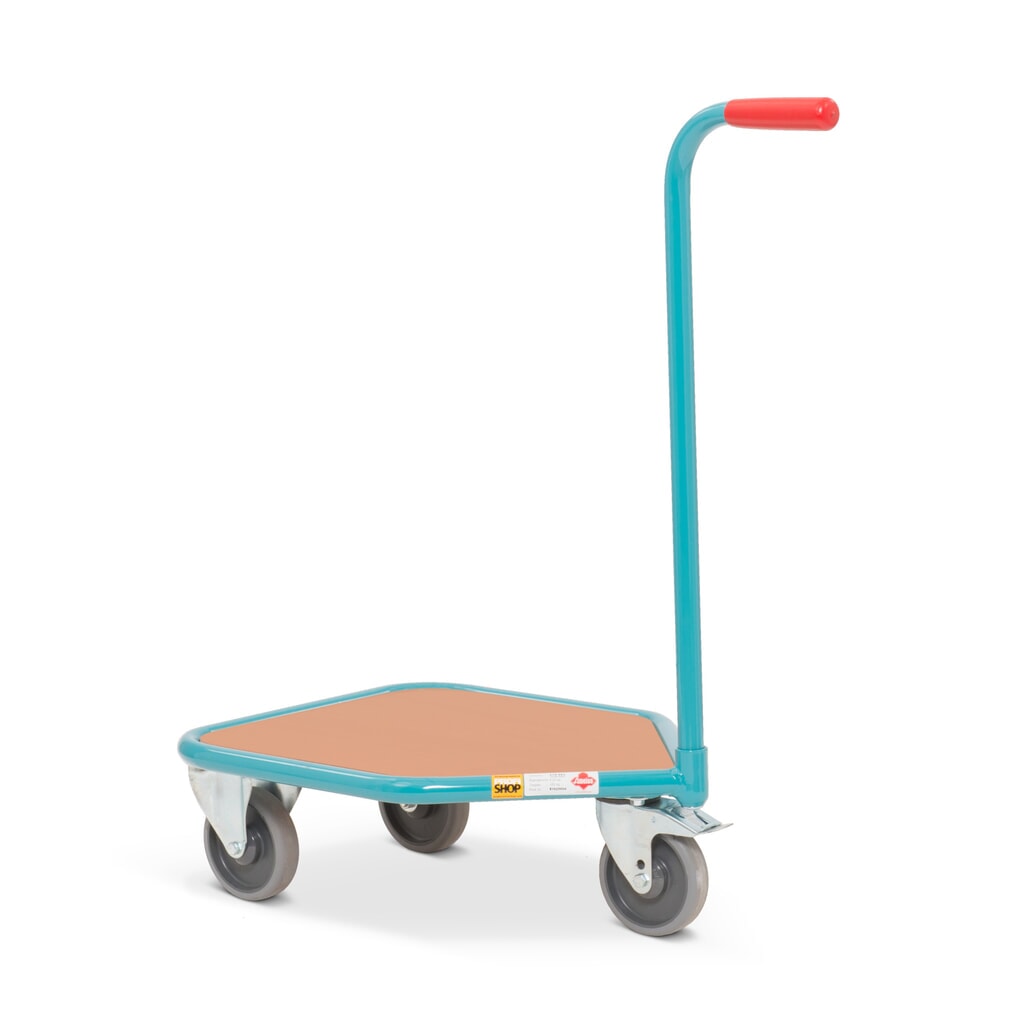 Wózek z uchwytem Ameise®, drewniana powierzchnia ładunkowa szer. x gł. 450 x 450 mm Zdjęcie produktu nr 3: Wózek z uchwytem Ameise®, drewniana powierzchnia ładunkowa szer. x gł. 450 x 450 mm