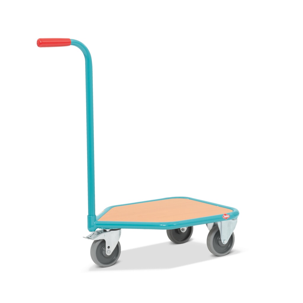 Wózek z uchwytem Ameise®, drewniana powierzchnia ładunkowa szer. x gł. 450 x 450 mm Zdjęcie produktu nr 4: Wózek z uchwytem Ameise®, drewniana powierzchnia ładunkowa szer. x gł. 450 x 450 mm