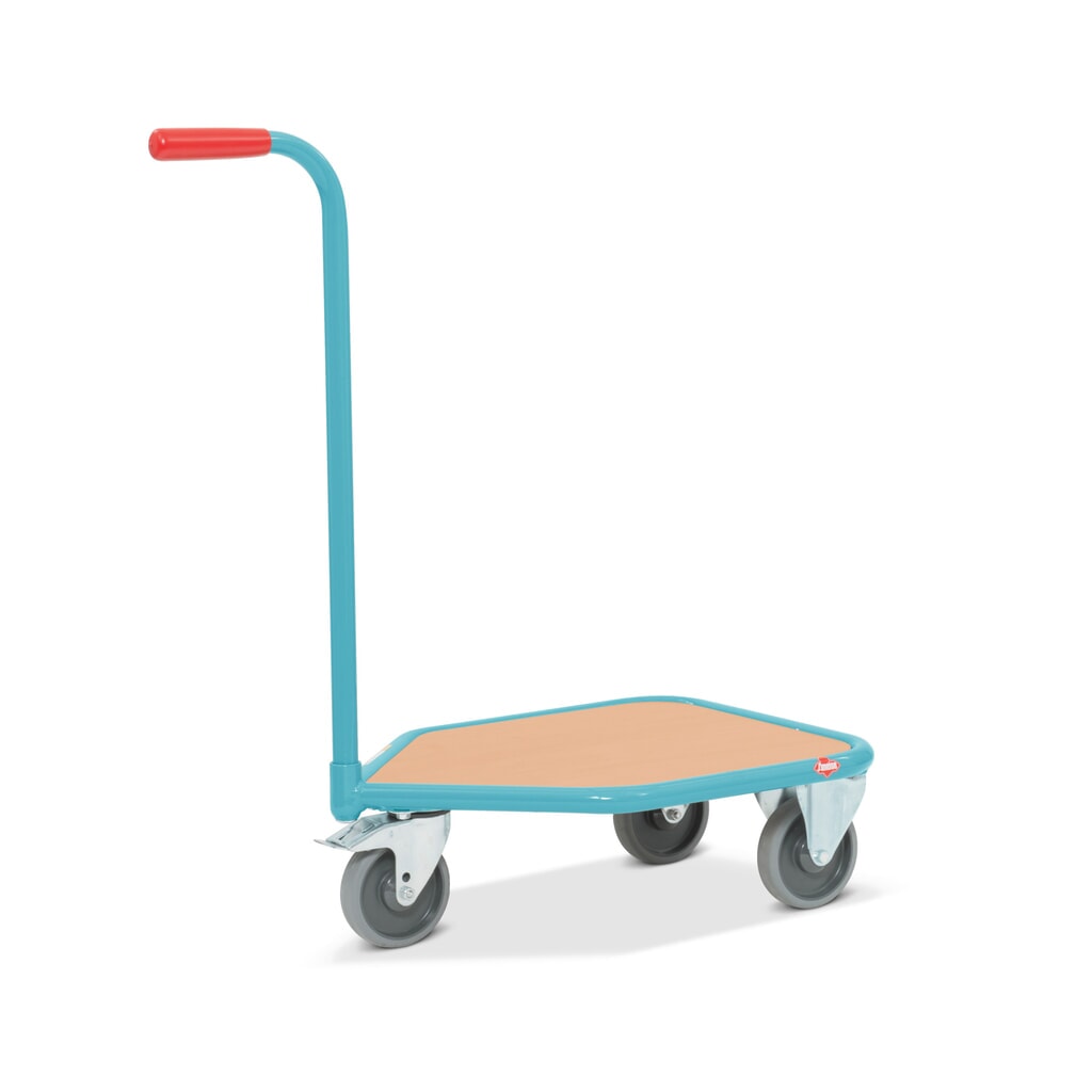 Zdjęcie produktu nr 1: Wózek z uchwytem Ameise®, drewniana powierzchnia ładunkowa szer. x gł. 450 x 450 mm