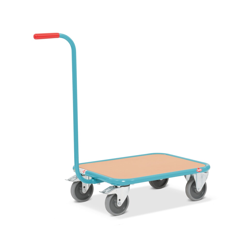 Zdjęcie produktu nr 1: Wózek z uchwytem Ameise®, drewniana powierzchnia ładunkowa szer. x gł. 500 x 605 mm