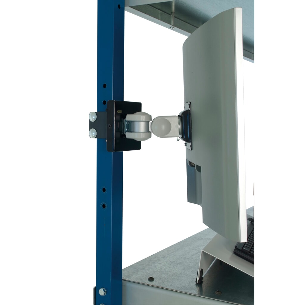 Rocholz uchwyt TFT do stołów do pakowania SYSTEM 2000, szer. x gł. 200 x 100 mm Zdjęcie produktu nr 3: Rocholz uchwyt TFT do stołów do pakowania SYSTEM 2000, szer. x gł. 200 x 100 mm