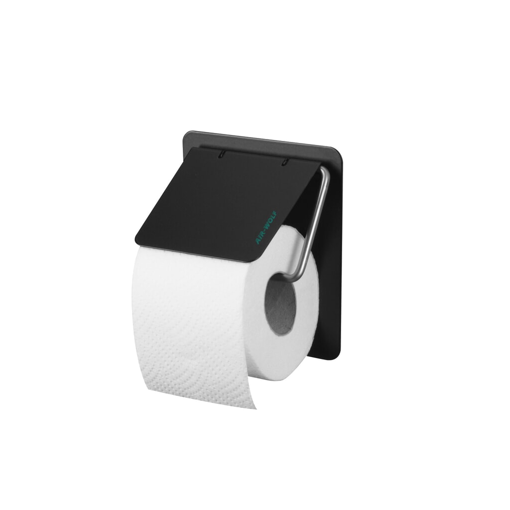 Uchwyt na papier Air-Wolf, kolor czarny Zdjęcie produktu: Uchwyt na papier Air-Wolf, kolor czarny