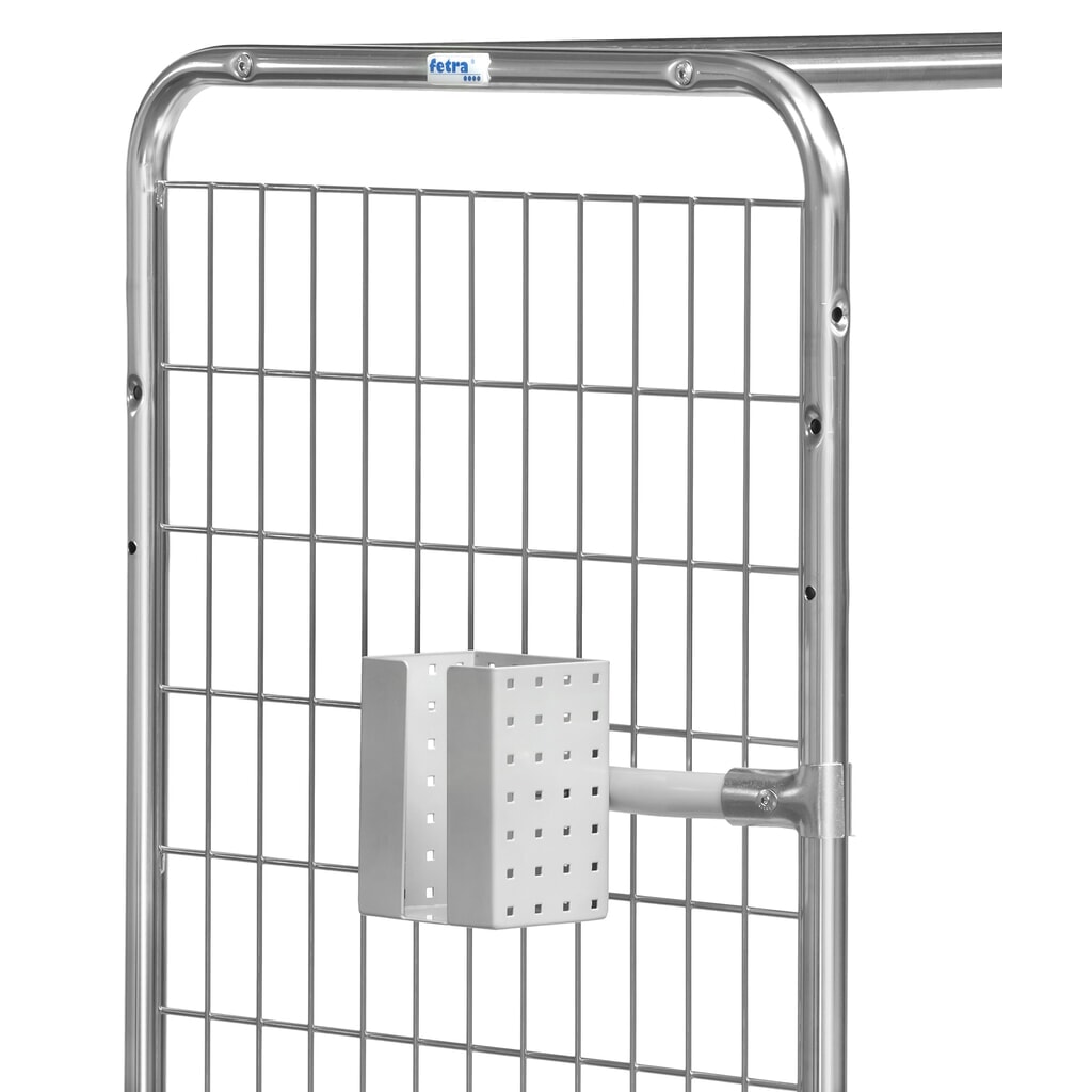 Uchwyt na skaner do wózka do kompletacji fetra®, wys. x szer. x gł. 150 x 120 x 87 mm Zdjęcie produktu nr 2: Uchwyt na skaner do wózka do kompletacji fetra®, wys. x szer. x gł. 150 x 120 x 87 mm