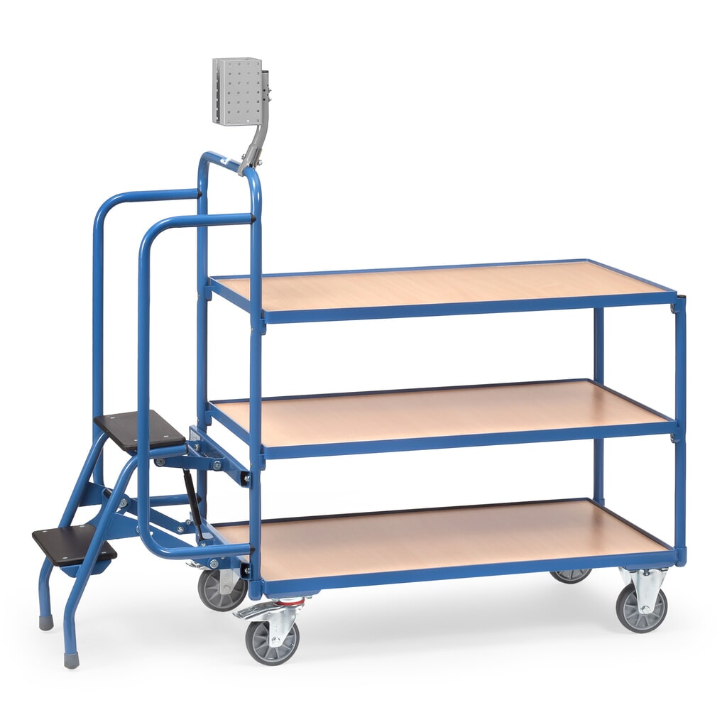 Uchwyt na skaner do wózka do kompletacji fetra®, wys. x szer. x gł. 150 x 120 x 87 mm Zdjęcie produktu nr 5: Uchwyt na skaner do wózka do kompletacji fetra®, wys. x szer. x gł. 150 x 120 x 87 mm