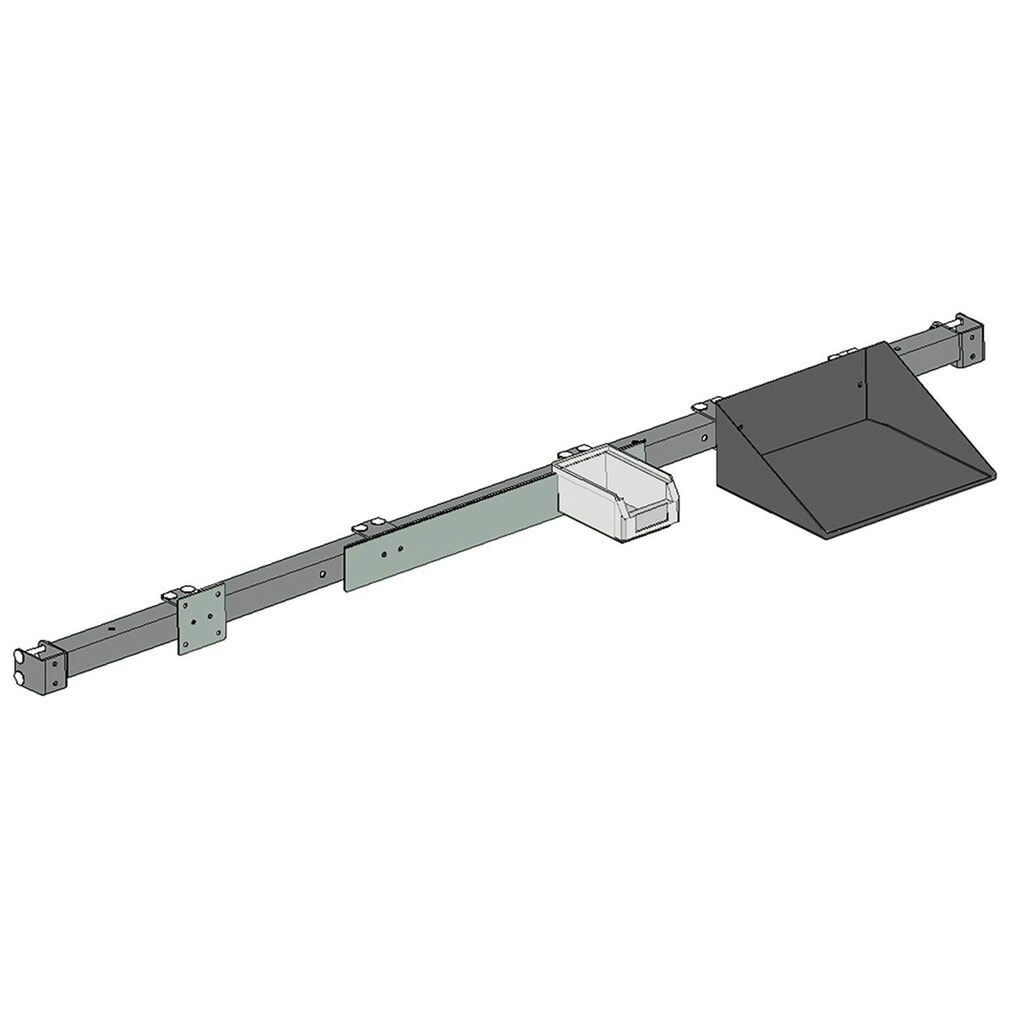 Zdjęcie produktu nr 2: Rocholz półka wielofunkcyjna do stołu do pakowania, wys. x szer. x gł. 130 x 315 x 240 mm