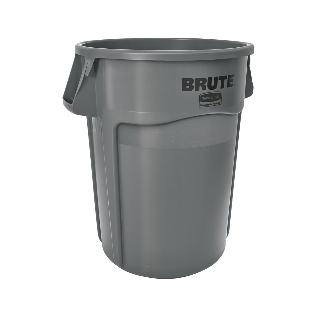 Zdjęcie produktu: Pojemnik uniwersalny Rubbermaid®, tworzywo sztuczne, okrągły, 166 l, szary