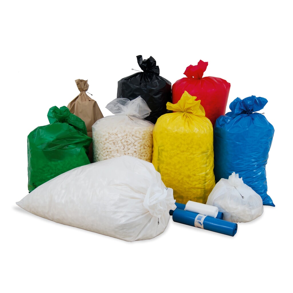 Worki na śmieci 60 litrów, HDPE, 15 µm, 40 szt./rolka, 360 szt. w opakowaniu, białe Zdjęcie produktu: Worki na śmieci 60 litrów, HDPE, 15 µm, 40 szt./rolka, 360 szt. w opakowaniu, białe