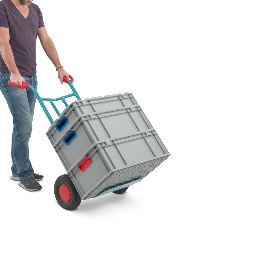 Wózek z rury stalowej Ameise®, udźwig 250 kg, szufla szer. x gł. 400 x 150 mm, ogumienie pneumatyczne Zdjęcie produktu nr 7: Wózek z rury stalowej Ameise®, udźwig 250 kg, szufla szer. x gł. 400 x 150 mm, ogumienie pneumatyczne