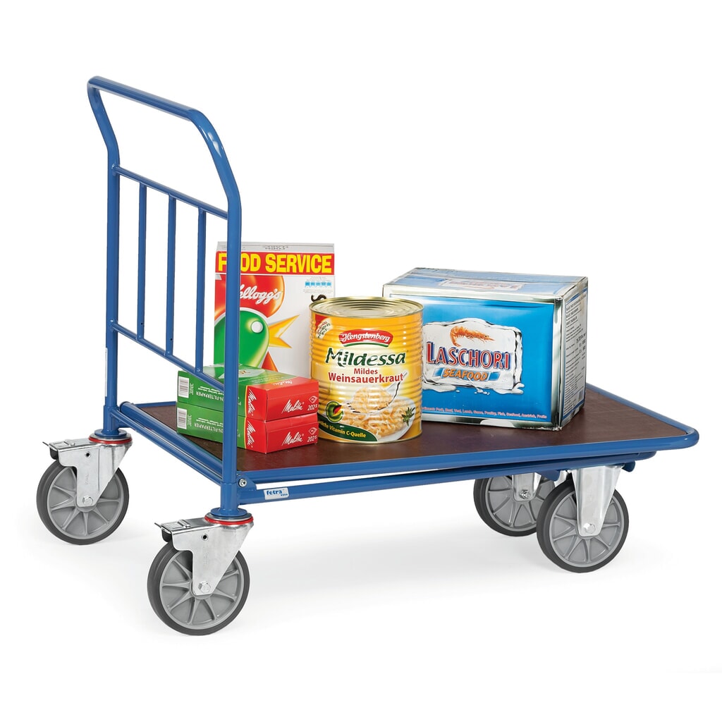 Zdjęcie produktu nr 2: Wózek Cash-'n'-Carry fetra®, udźwig 500 kg, powierzchnia ładunkowa szer. x gł. 700 x 1000 mm