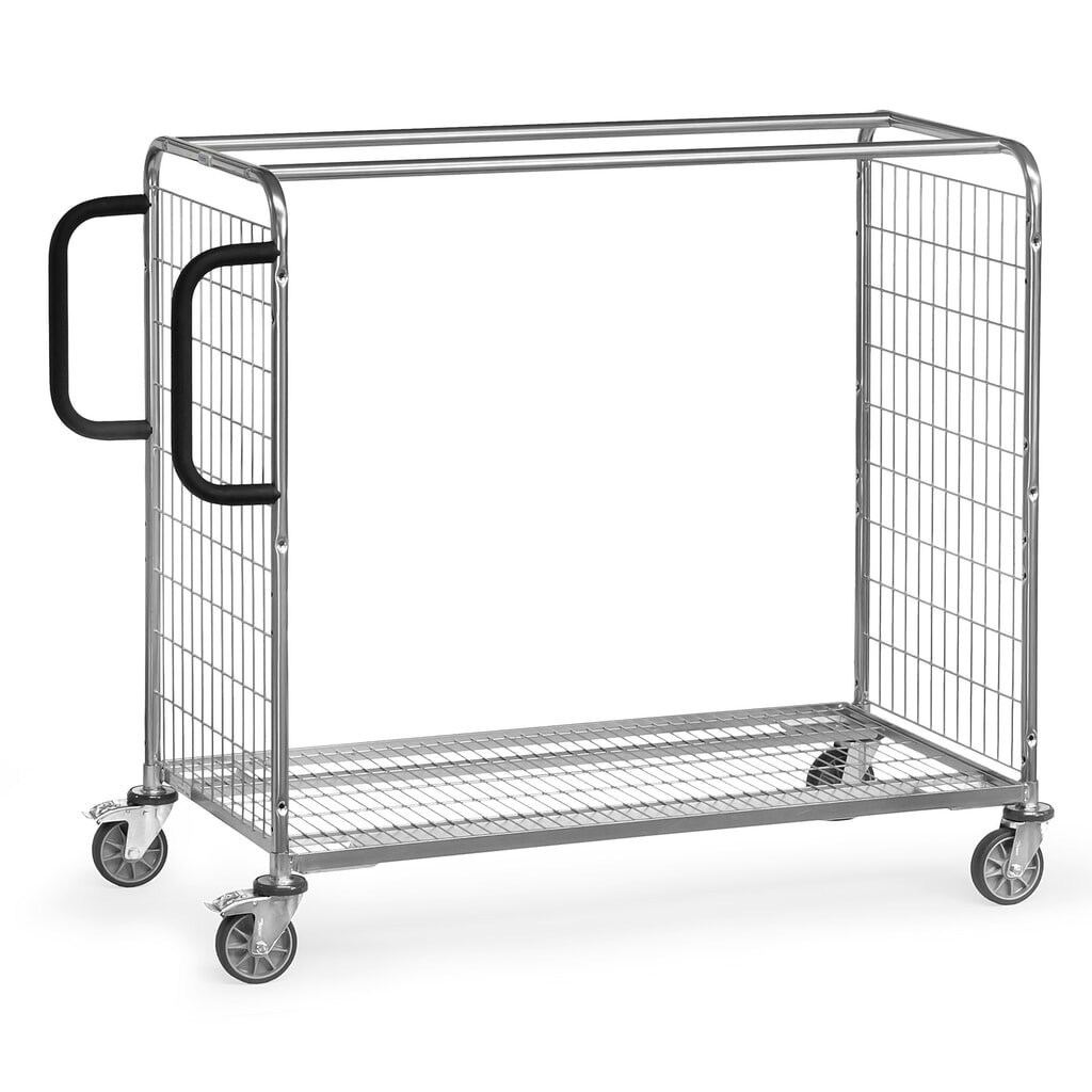 Zdjęcie produktu: Wózek do kompletacji fetra®, wys. x szer. x gł. 1225 x 690 x 1491 mm, udźwig 300 kg
