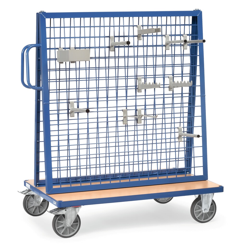 Zdjęcie produktu: Wózek do przedmiotów obrabianych fetra®, dwustronny, udźwig 600 kg