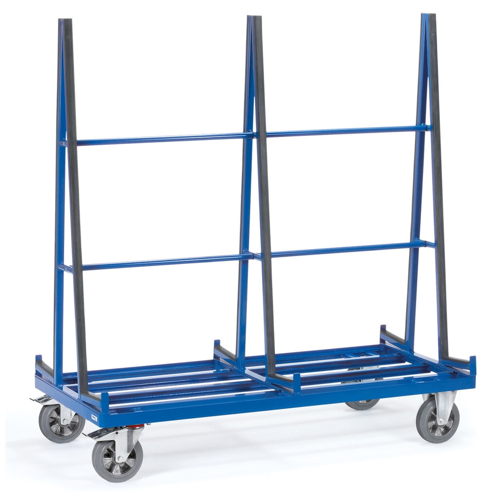 Wózek do płyt fetra®, 2-stronny, wys. × szer. × gł. 1783 × 1276 × 800 mm Zdjęcie produktu nr 1: Wózek do płyt fetra®, 2-stronny, wys. × szer. × gł. 1783 × 1276 × 800 mm