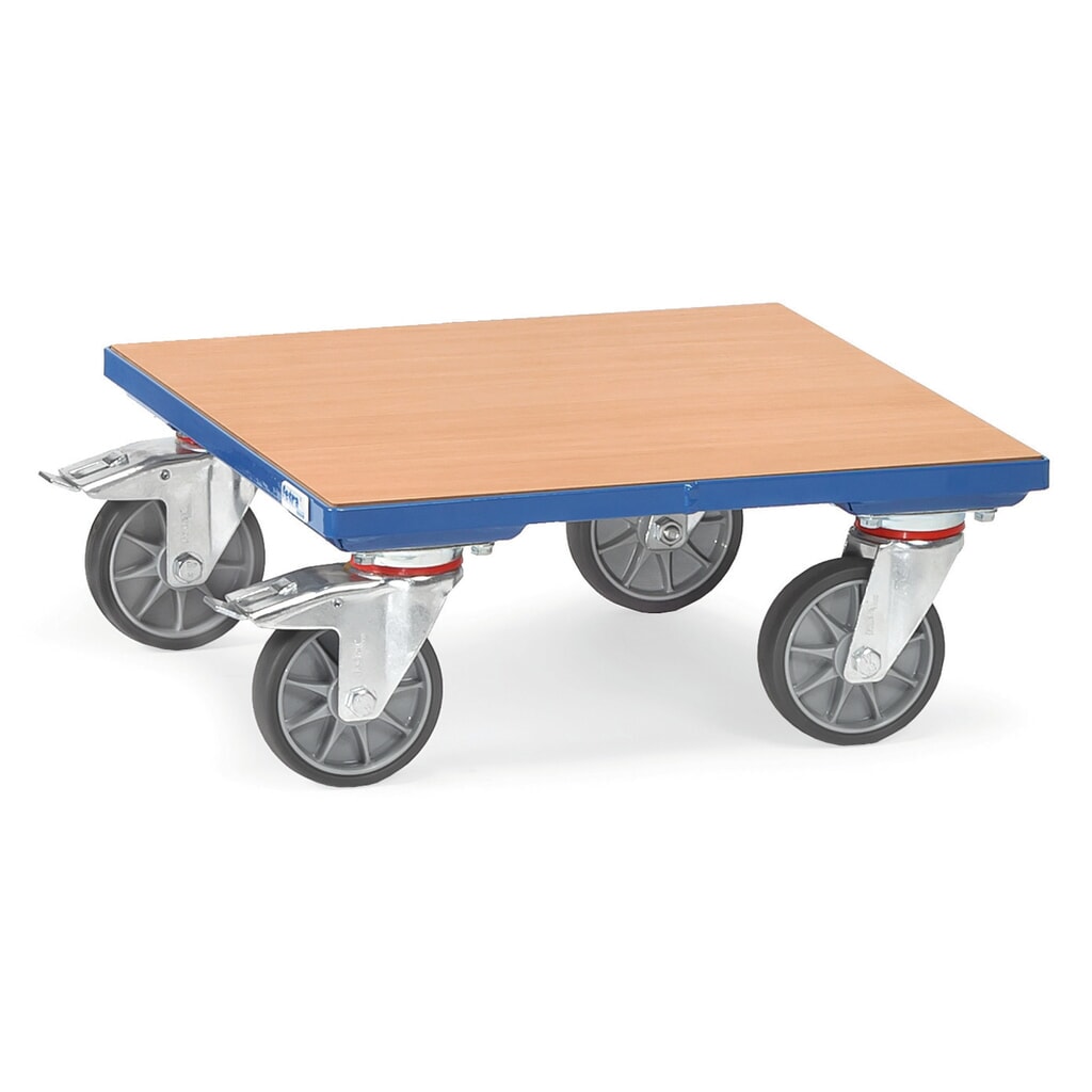 Wózek na skrzynie fetra® z platformą drewnianą, udźwig 400 kg, powierzchnia ładunkowa szer. x gł. 700 x 700 mm Zdjęcie produktu: Wózek na skrzynie fetra® z platformą drewnianą, udźwig 400 kg, powierzchnia ładunkowa szer. x gł. 700 x 700 mm