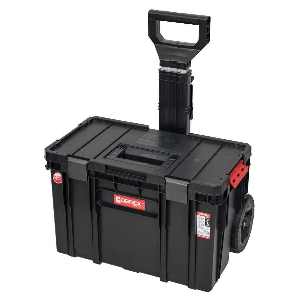 Wózek narzędziowy QBRICK SYSTEM TWO, ze skrzynią i walizką Zdjęcie produktu nr 2: Wózek narzędziowy QBRICK SYSTEM TWO, ze skrzynią i walizką