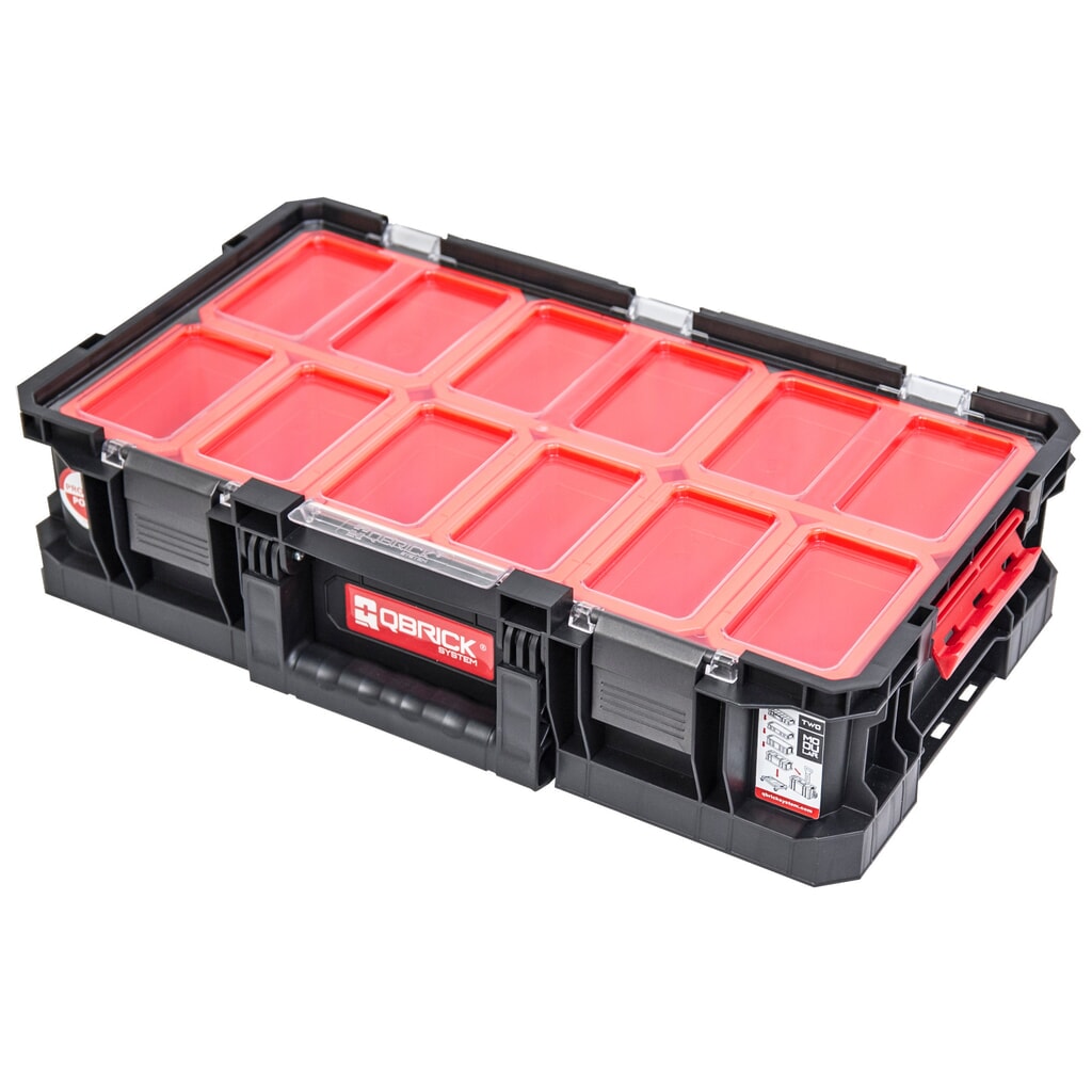 Wózek narzędziowy QBRICK SYSTEM TWO, ze skrzynią i walizką Zdjęcie produktu nr 1: Wózek narzędziowy QBRICK SYSTEM TWO, ze skrzynią i walizką