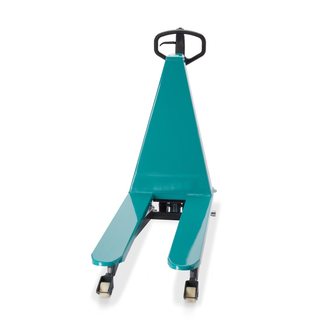 Zdjęcie produktu nr 16: Wózek paletowy z podnośnikiem nożycowym Ameise® PTM 1.0 elektrohydrauliczny, udźwig 1000 kg, długość wideł 1150 mm, poliuretan/nylon