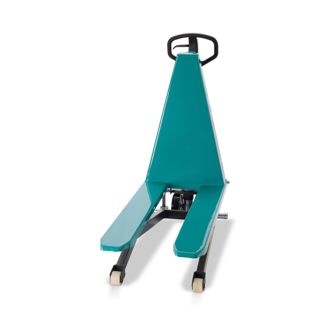 Zdjęcie produktu nr 11: Wózek paletowy z podnośnikiem nożycowym Ameise® PTM 1.0 Scissor z funkcją szybkiego unoszenia, udźwig 1000 kg, długość wideł 1150 mm