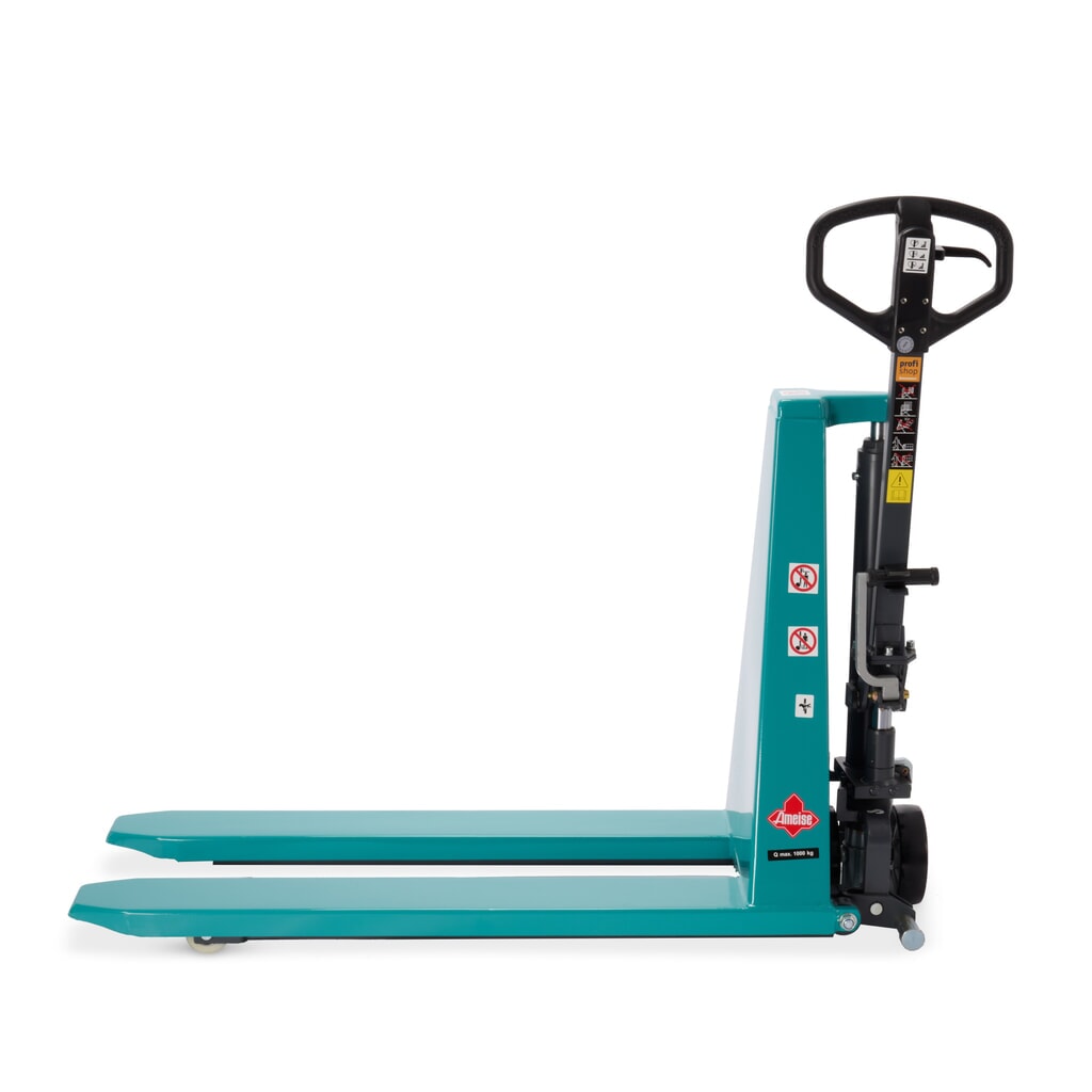 Wózek paletowy z podnośnikiem nożycowym Ameise® PTM 1.0 Scissor z funkcją szybkiego unoszenia, udźwig 1000 kg, długość wideł 1150 mm Zdjęcie produktu nr 3: Wózek paletowy z podnośnikiem nożycowym Ameise® PTM 1.0 Scissor z funkcją szybkiego unoszenia, udźwig 1000 kg, długość wideł 1150 mm