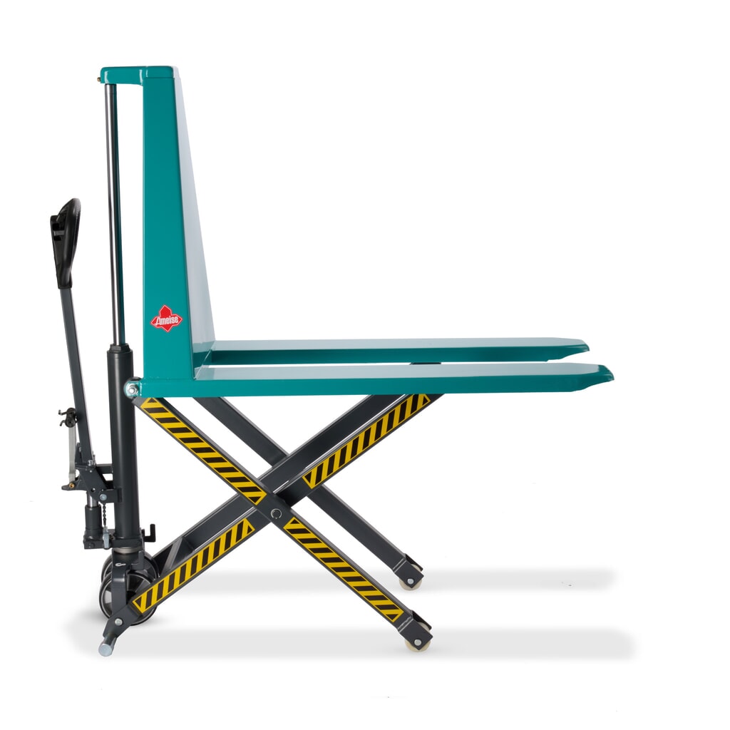 Wózek paletowy z podnośnikiem nożycowym Ameise® PTM 1.0 Scissor z funkcją szybkiego unoszenia, udźwig 1000 kg, długość wideł 1150 mm Zdjęcie produktu: Wózek paletowy z podnośnikiem nożycowym Ameise® PTM 1.0 Scissor z funkcją szybkiego unoszenia, udźwig 1000 kg, długość wideł 1150 mm