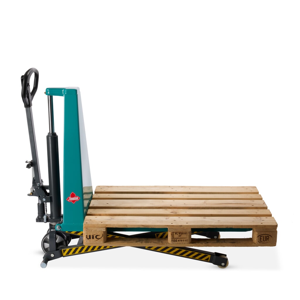 Wózek paletowy z podnośnikiem nożycowym Ameise® PTM 1.0 Scissor z funkcją szybkiego unoszenia, udźwig 1000 kg, długość wideł 1150 mm Zdjęcie produktu nr 10: Wózek paletowy z podnośnikiem nożycowym Ameise® PTM 1.0 Scissor z funkcją szybkiego unoszenia, udźwig 1000 kg, długość wideł 1150 mm