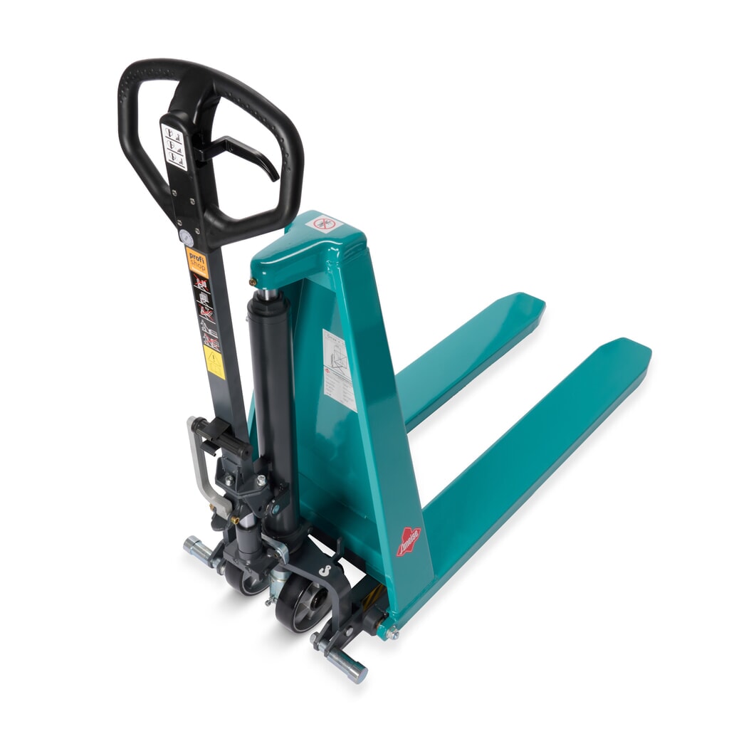 Zdjęcie produktu nr 6: Wózek paletowy z podnośnikiem nożycowym Ameise® PTM 1.0 Scissor z funkcją szybkiego unoszenia, udźwig 1000 kg, długość wideł 1150 mm