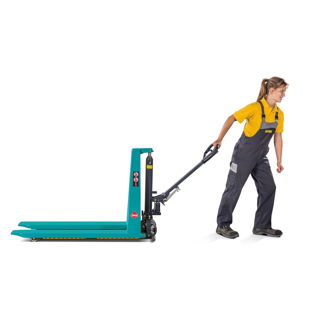 Wózek paletowy z podnośnikiem nożycowym Ameise® PTM 1.0 Scissor z funkcją szybkiego unoszenia, udźwig 1000 kg, długość wideł 1150 mm Zdjęcie produktu nr 17: Wózek paletowy z podnośnikiem nożycowym Ameise® PTM 1.0 Scissor z funkcją szybkiego unoszenia, udźwig 1000 kg, długość wideł 1150 mm