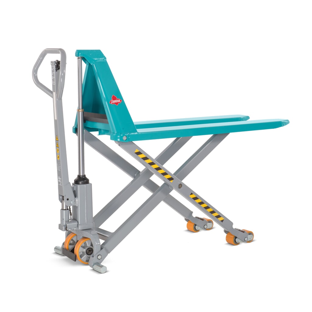 Wózek paletowy z podnośnikiem nożycowym Ameise® PTM 1.5 Scissor z funkcją szybkiego unoszenia, udźwig 1500 kg, długość wideł 1200 mm Zdjęcie produktu: Wózek paletowy z podnośnikiem nożycowym Ameise® PTM 1.5 Scissor z funkcją szybkiego unoszenia, udźwig 1500 kg, długość wideł 1200 mm