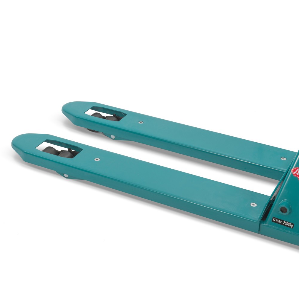 Zdjęcie produktu nr 4: Wózek paletowy z wagą Ameise PTM 2.0 Scale z wyświetlaczem dotykowym, udźwig 2000 kg, rolki tandemowe