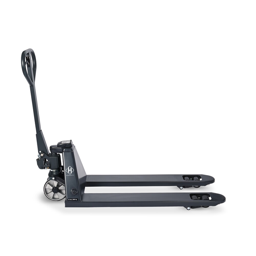 Zdjęcie produktu nr 6: Wózek paletowy z wagą HEMMDAL PTM 2.0 Scale, podziałka w krokach co 5 kg, udźwig 2000 kg, rolki tandemowe