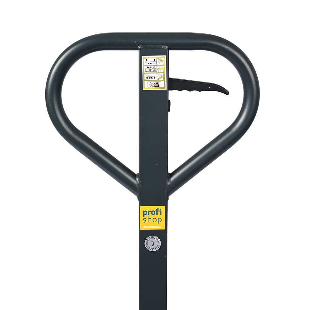 Zdjęcie produktu nr 11: Wózek paletowy z wagą HEMMDAL PTM 2.0 Scale, podziałka w krokach co 5 kg, udźwig 2000 kg, rolki tandemowe