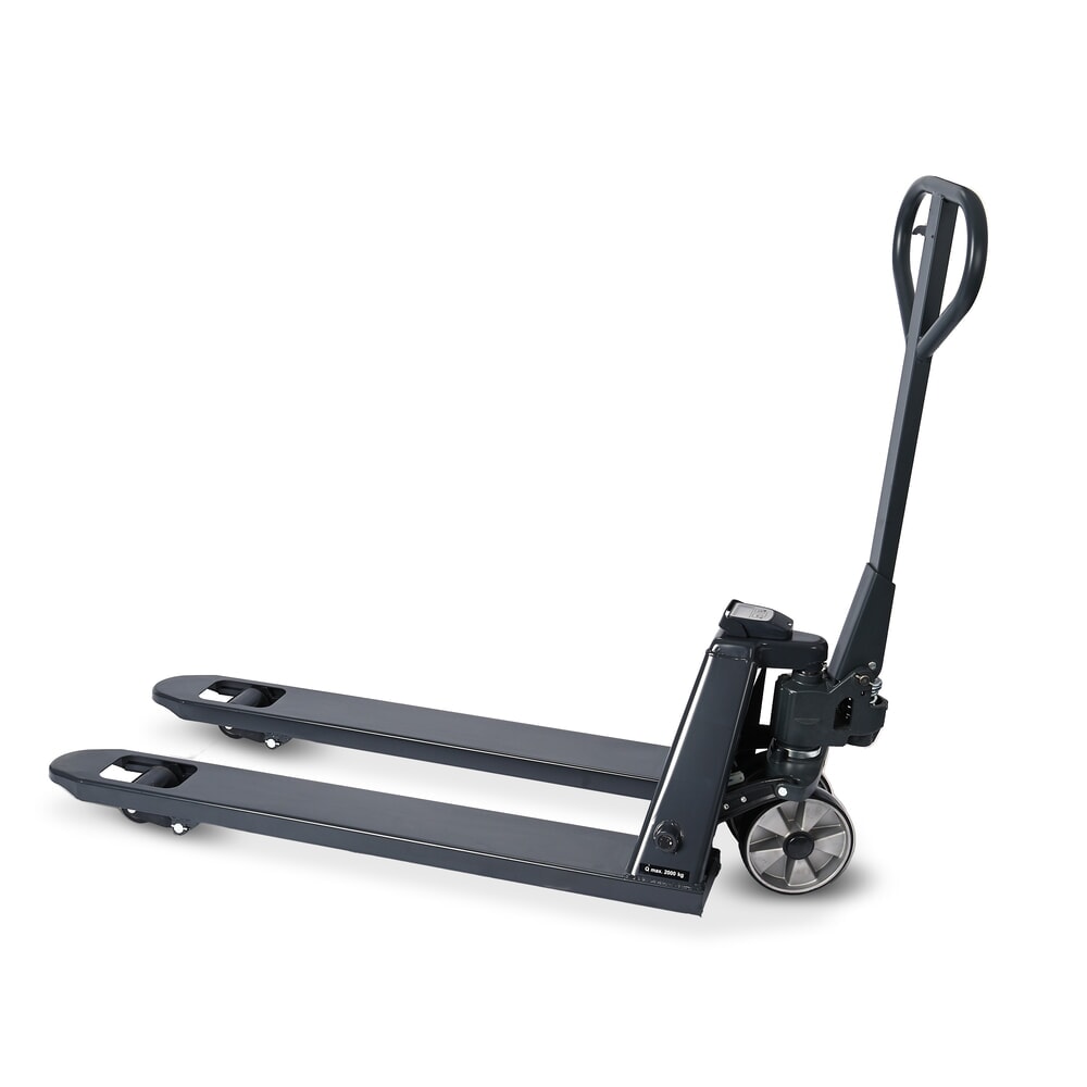 Zdjęcie produktu nr 14: Wózek paletowy z wagą HEMMDAL PTM 2.0 Scale, podziałka w krokach co 5 kg, udźwig 2000 kg