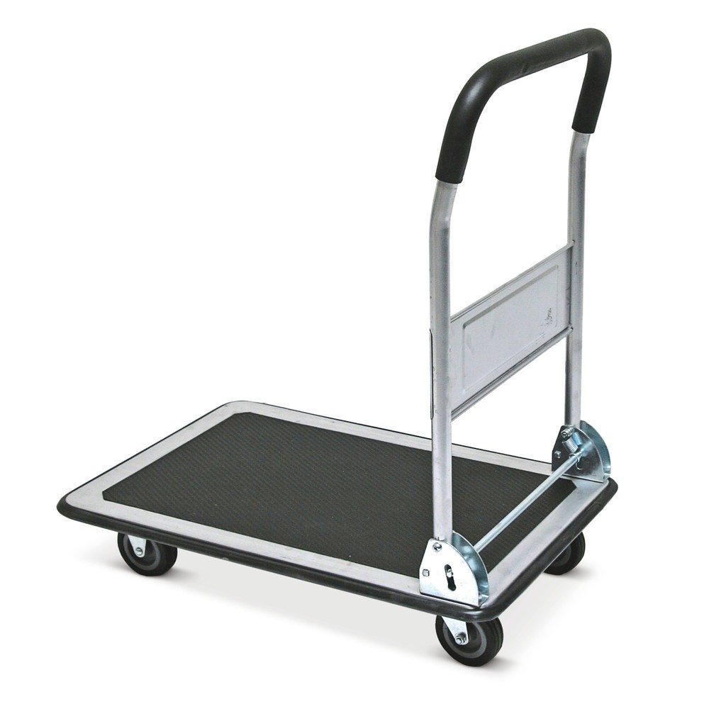 Zdjęcie produktu nr 1: Wózek platformowy BASIC, składany, udźwig 150 kg, powierzchnia ładunkowa 470 × 730 mm