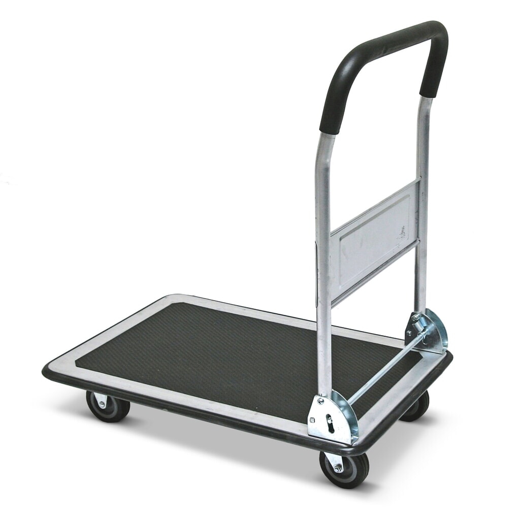 Wózek platformowy BASIC, składany, udźwig 150 kg, powierzchnia ładunkowa 470 × 730 mm Zdjęcie produktu: Wózek platformowy BASIC, składany, udźwig 150 kg, powierzchnia ładunkowa 470 × 730 mm