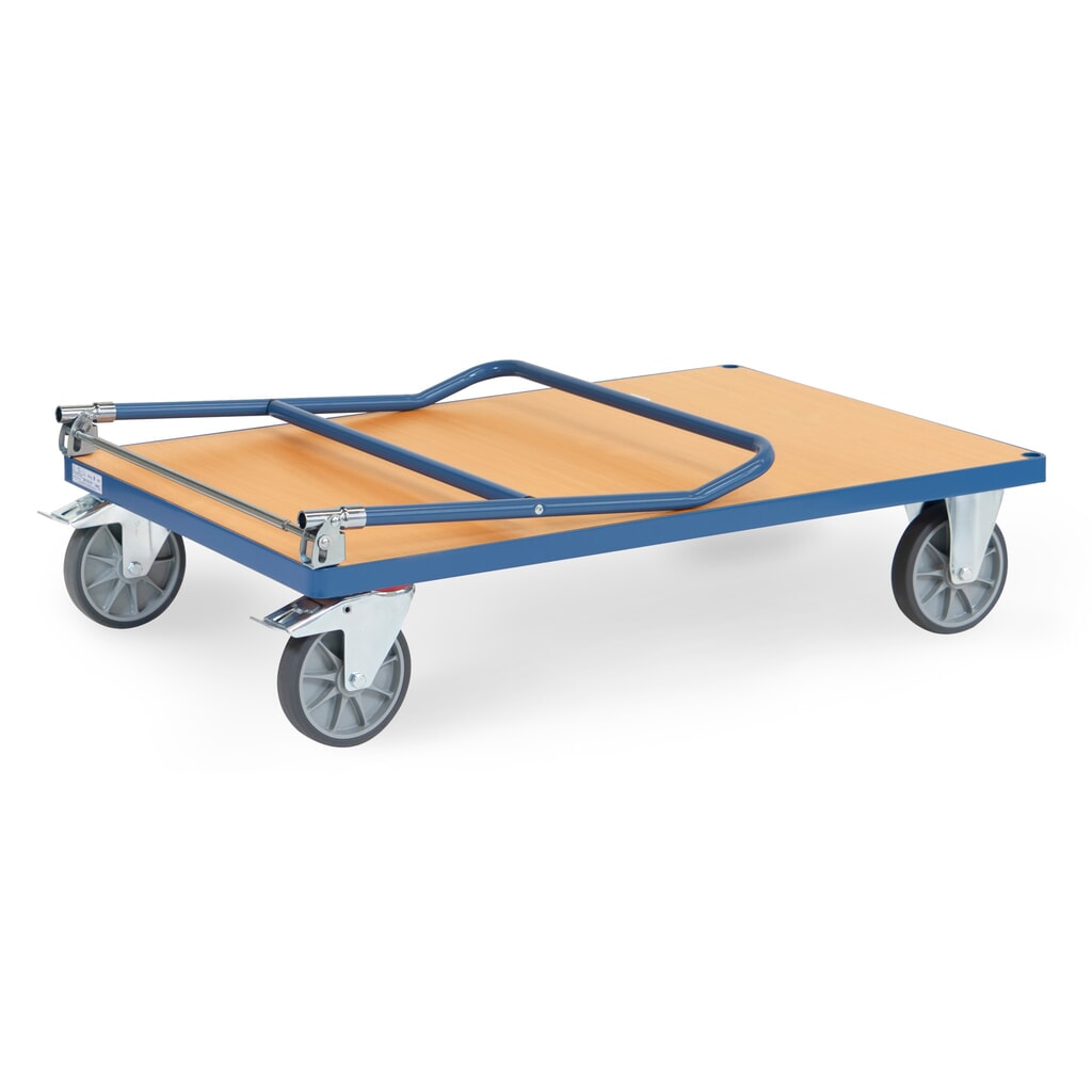 Wózek platformowy fetra®, składany, udźwig 600 kg, powierzchnia ładunkowa szer. x gł. 1200 x 800 mm Zdjęcie produktu nr 3: Wózek platformowy fetra®, składany, udźwig 600 kg, powierzchnia ładunkowa szer. x gł. 1200 x 800 mm