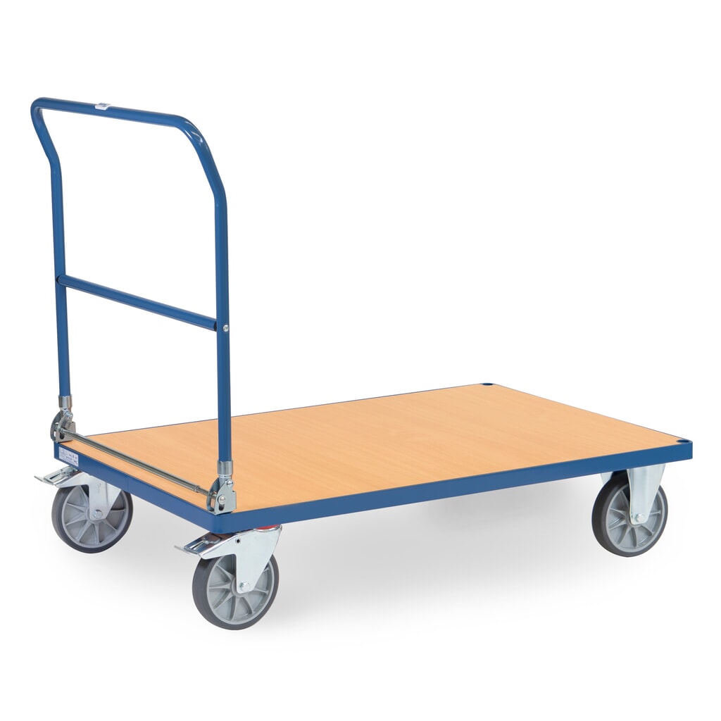 Wózek platformowy fetra®, składany, udźwig 600 kg, powierzchnia ładunkowa szer. x gł. 1200 x 800 mm Zdjęcie produktu nr 4: Wózek platformowy fetra®, składany, udźwig 600 kg, powierzchnia ładunkowa szer. x gł. 1200 x 800 mm